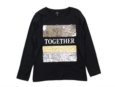 Name It black paillet t-shirt